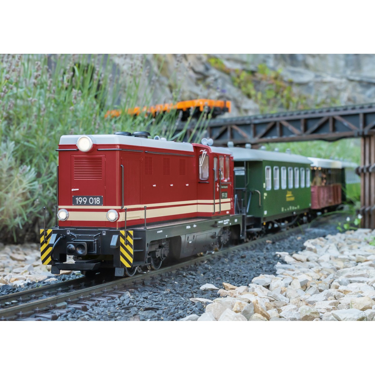 LGB 26450 Diesel locomotive 199 018, SOEG, G - 1/22.5 - LGB_26450