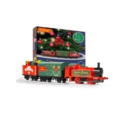 Hornby R9363M Coffret de départ Noël Santa’s Express, locomotive vapeur + wagons sur batterie Hornby R9363M - 1