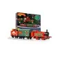 R9363M-Hornby R9363M Christmas Santa's Express Starter Set, Steam Locomotive + Battery-Powered Wagons