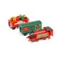 R9363M-Hornby R9363M Christmas Santa's Express Starter Set, Steam Locomotive + Battery-Powered Wagons