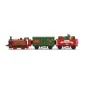 R9363M-Hornby R9363M Coffret de départ Noël Santa’s Express, locomotive vapeur + wagons sur batterie