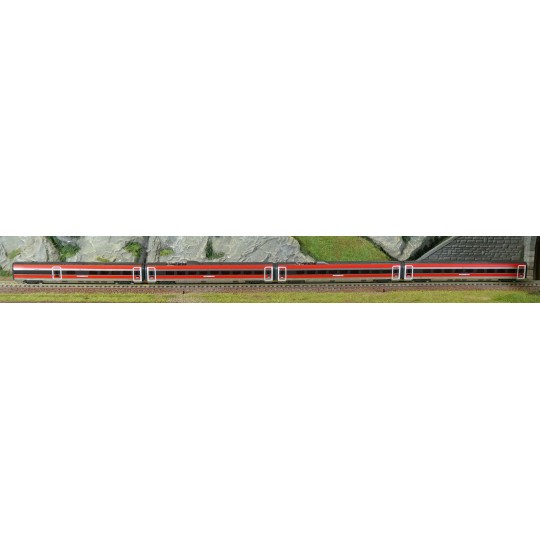 HN3514-Arnold HN3514 Set of 4 complementary for TGV Frecciarossa 1000, FS, N 1/160