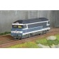 HJ2622-Jouef HJ2622 CC 72084 diesel locomotive, SNCF, blue livery, Carmillon logo