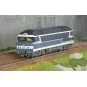 HJ2622-Jouef HJ2622 Locomotive diesel CC 72084, SNCF, livrée bleue, logo Carmillon
