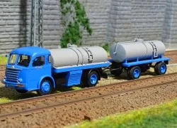 REE Models CB 100 Panhard Movic truck, wine tanker + trailer (...