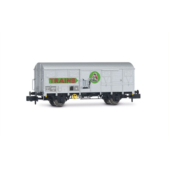 HN6678-Arnold HN6678 Covered axle wagon, Type G4, Permaplex walls, SNCF, JOUEF Trains, N - 1/160