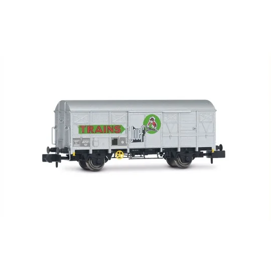 Arnold HN6678 Covered axle wagon, Type G4, Permaplex walls, SNCF, J... HN6678-Arnold HN6678 Covered axle wagon, Type G4, Permaplex walls, SNCF, JOUEF Trains, N - 1/160