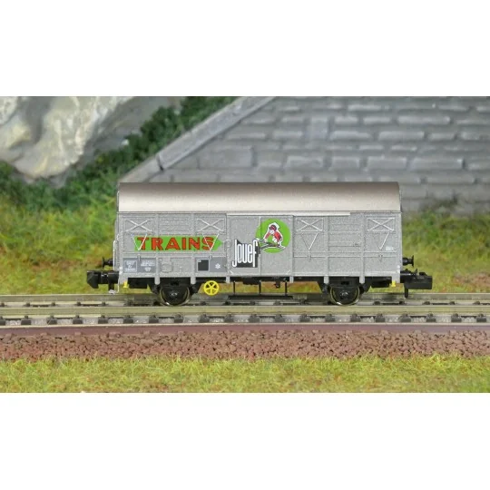 HN6678-Arnold HN6678 Covered axle wagon, Type G4, Permaplex walls, SNCF, JOUEF Trains, N - 1/160