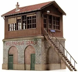 Artitec 10.182 Villeneuve-Triage Signal Box Kit - Artitec -...Note: “poste d'aiguillage” translates to “signal box” (railway t