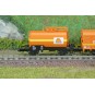 HN6679-Arnold HN6679 Set of 2 tank and covered wagons with axles, Type G4, COLAS Rail, N - 1/160
