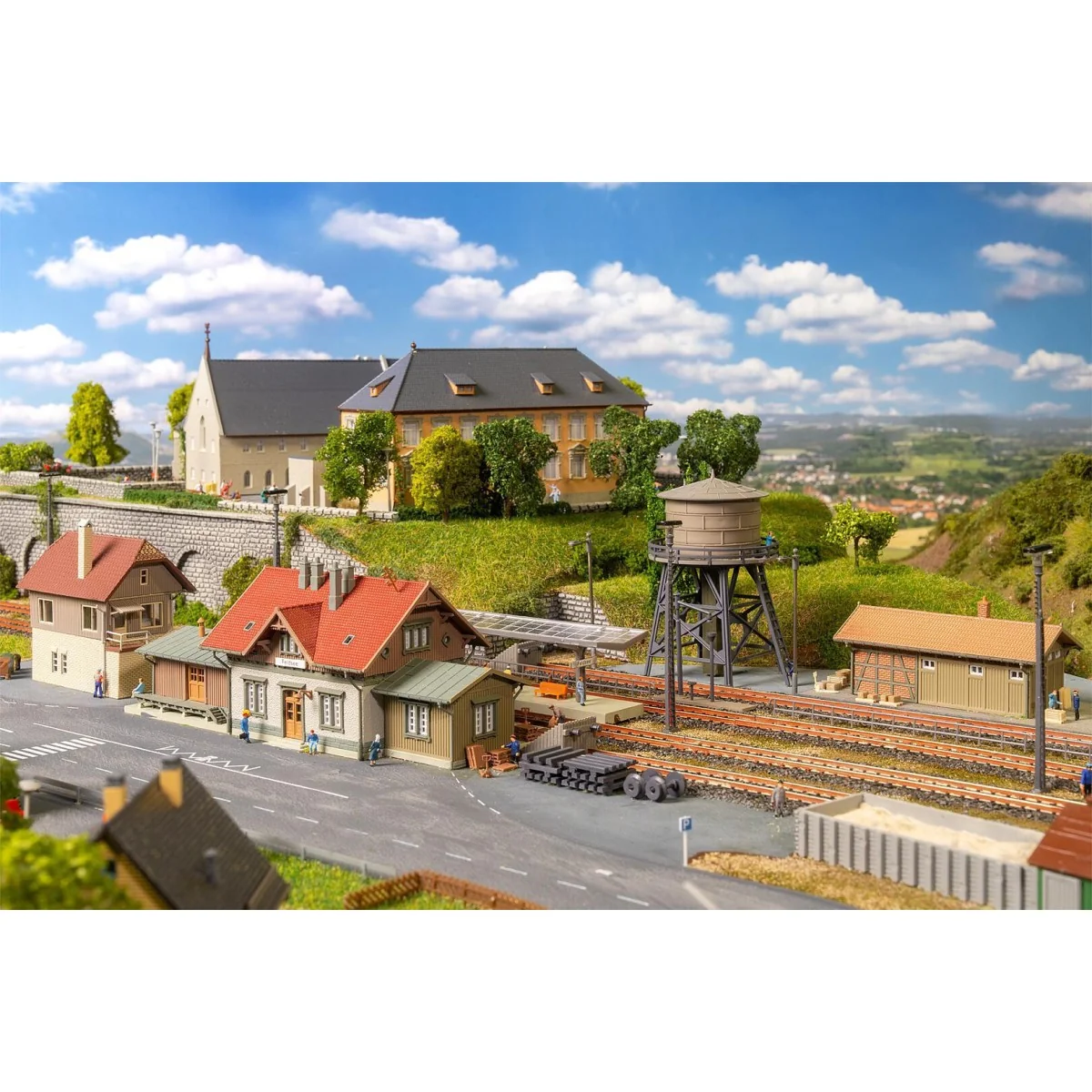 Faller 239011 Model Kit, Promotional Set Feldsee Station, N - 1/160