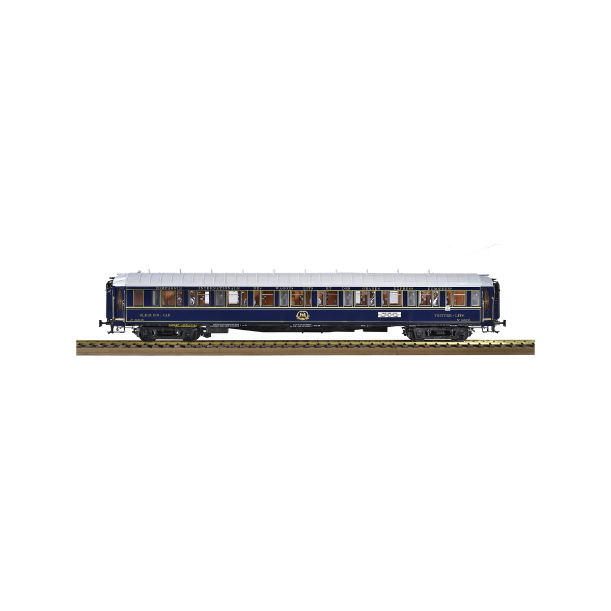 Passenger car CIWL Orient Express 1/32 construction wood Amati - 17...