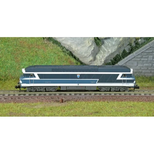 HN2651-Arnold HN2651 CC 72071 diesel locomotive, original blue livery, Marseille, N 1/160