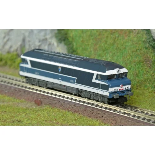 HN2651-Arnold HN2651 CC 72071 diesel locomotive, original blue livery, Marseille, N 1/160