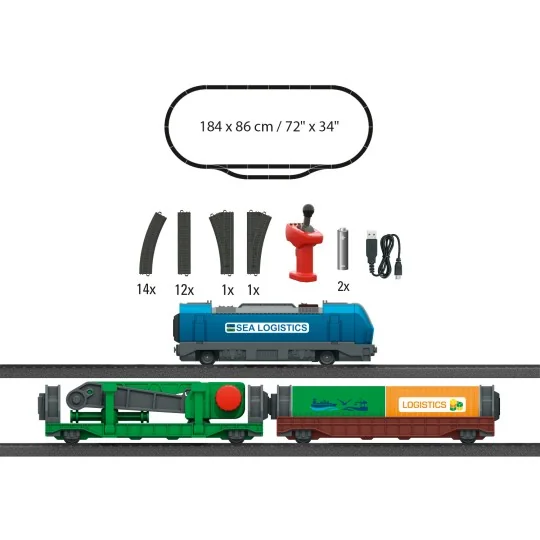 Marklin 29349 "Container Logistics" Starter Set - My World Marklin_29349-Marklin 29349 "Container Logistics" Starter Set - My World