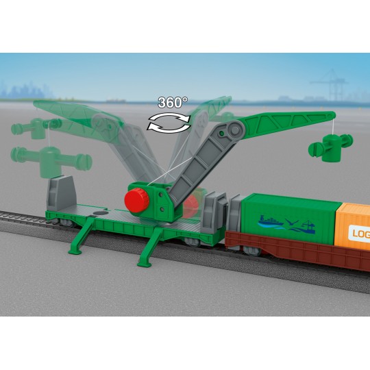 Marklin_29349-Marklin 29349 Coffret de départ "Logistique de conteneurs" - My World