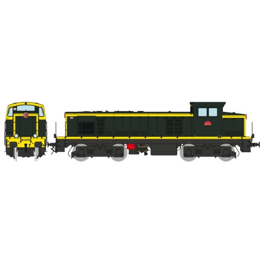JM-008.S-Ree Access JM008.S Diesel locomotive BB 63792, green 301, embossed plates, SNCF, digital sound