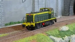 Ree Access JM008.S Locomotive diesel BB 63792, vert 301, plaques en relief, SNCF, digitale sonore Ree Modeles JM-008.S - 1