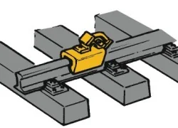 Roco 40004 Stop shoes x 12 pieces