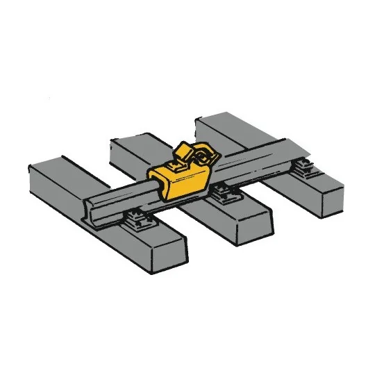 Roco_40004-Roco 40004 Sabot d'arrêts x 12 pièces