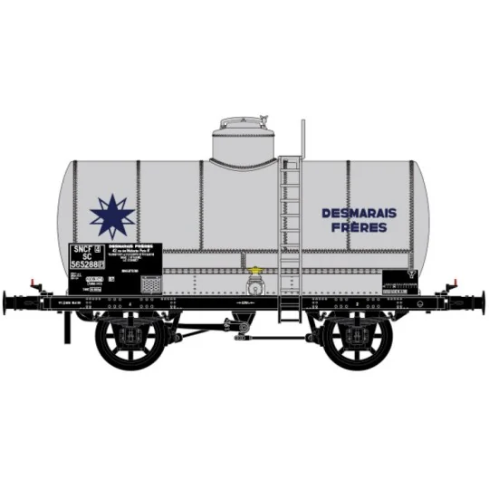Ls Models 30455 OCEM tank wagon, without gangway, grey, DESMARAIS F... LSM_30455-Ls Models 30455 OCEM tank wagon, without gangway, grey, DESMARAIS FRERES, SNCF