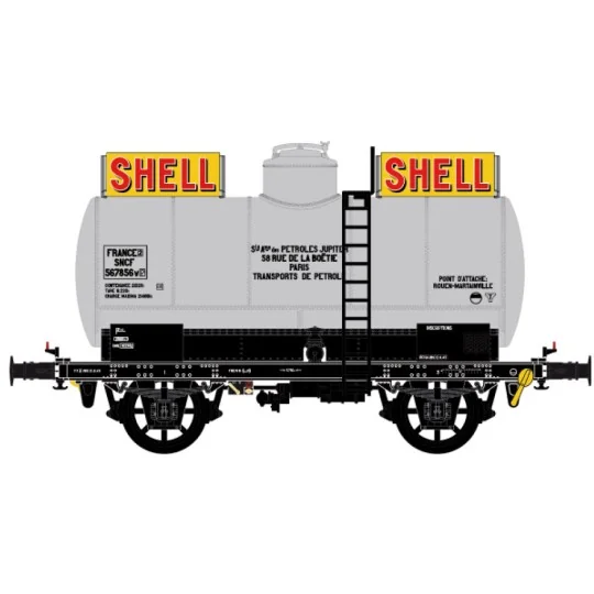 LSM_30457-LS Models 30457 OCEM tank wagon, without walkway, grey, SHELL, SNCF