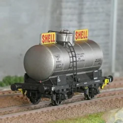 Ls Models 30457 Wagon citerne OCEM, sans passerelle, gris, SHELL, SNCF Ls models LSM_30457 - 1