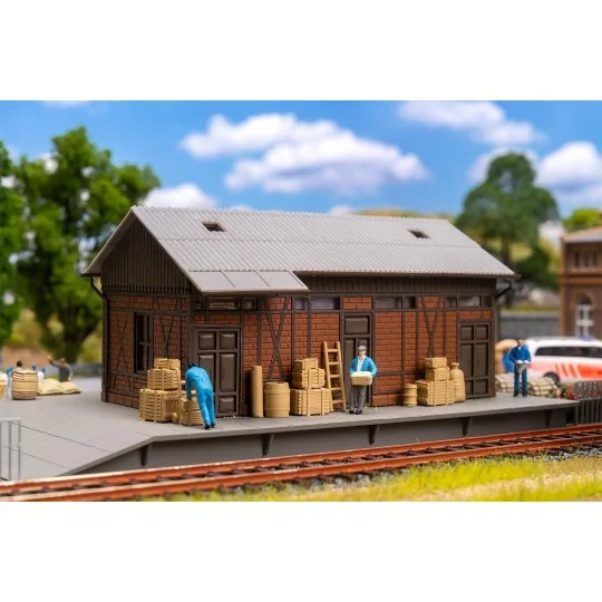 Faller_190088-Faller 190088 Maquette, Coffret promotionnel Manutention de marchandise