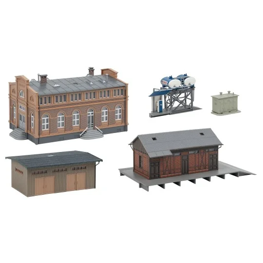 Faller_190088-Faller 190088 Maquette, Coffret promotionnel Manutention de marchandise - Faller_190088