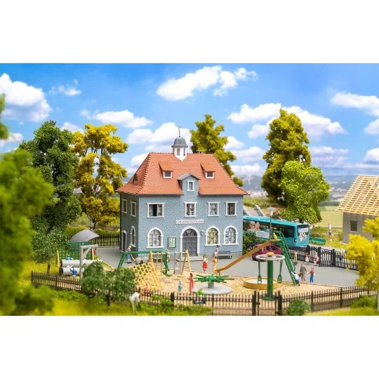 FALLER_190087-Faller 190087 Maquette, Coffret promotionnel Rentrée scolaire