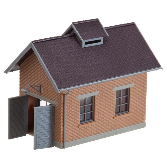Faller_120139-Faller 120139 Model Kit, Compressor House, Pipes, Poker Holder