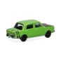 Herpa_024358-005-Herpa 024358-005 Voiture Simca Rallye II, vert / jantes noires