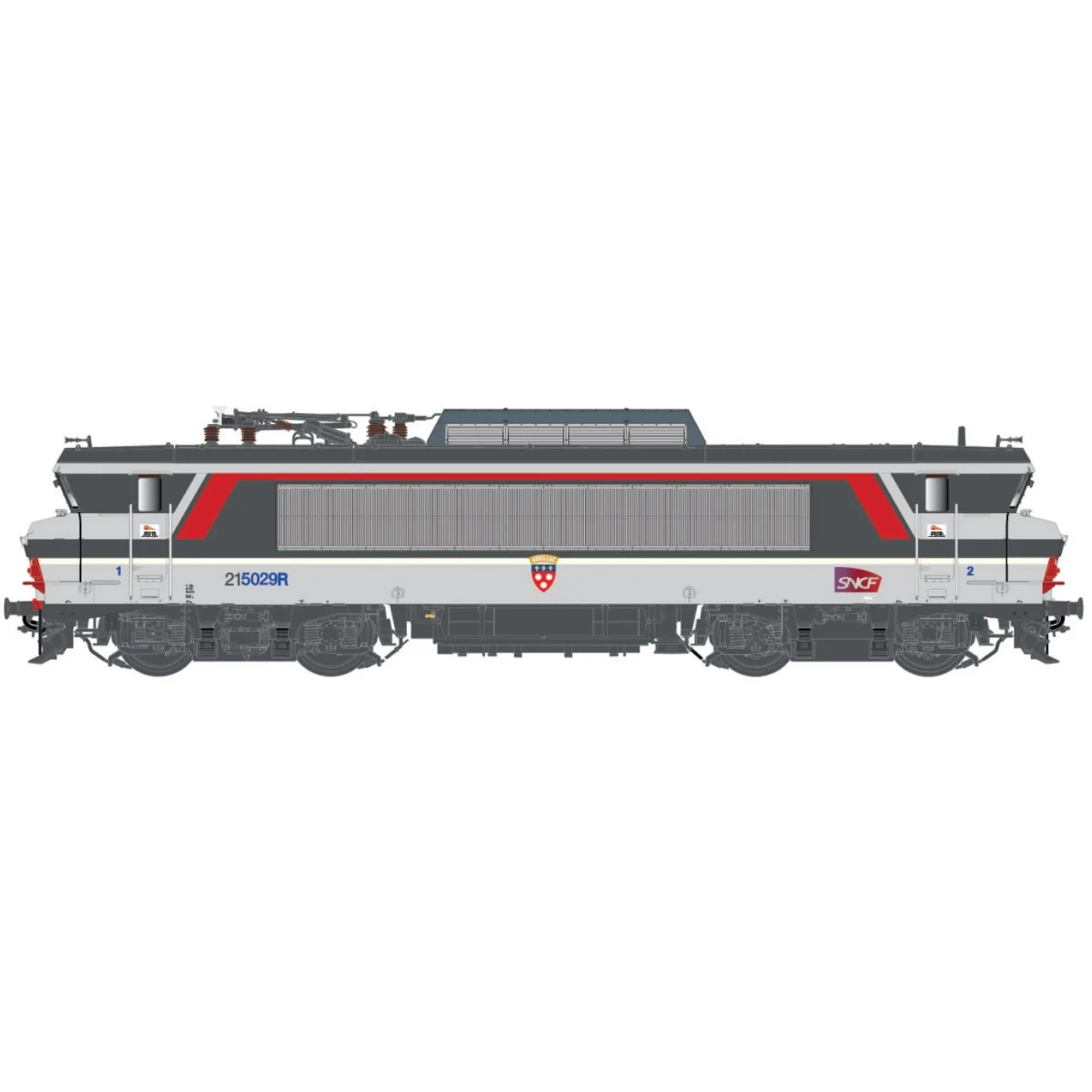 LS Models 10493S BB 15029 REVER Electric Locomotive, SNCF, Corail+,...