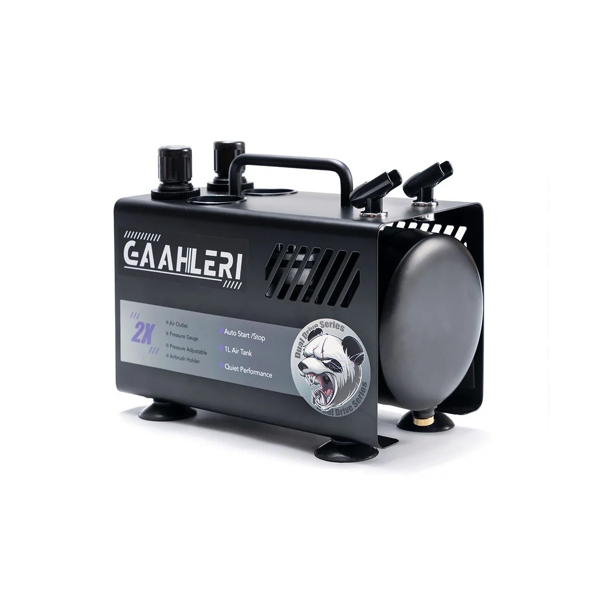 Dual Drive GT-918 Series Airbrush Air Compressor Gaahleri - 42878