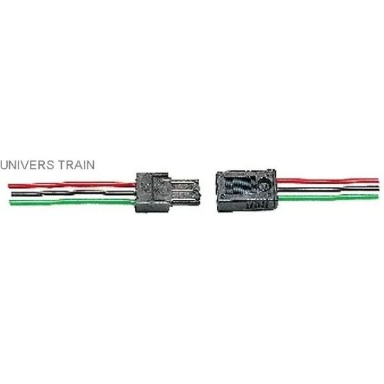 Roco 10602 Fiche de connexion 3 pôles mâles x12 Roco Roco_10602 - 2 Roco_10602-Roco 10602 Fiche de connexion 3 pôles mâles x12