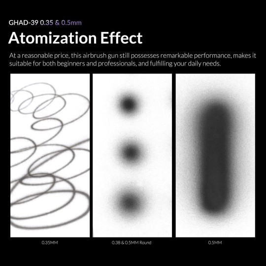 40133-Gaahleri GHAD-39 Advanced Series Airbrush