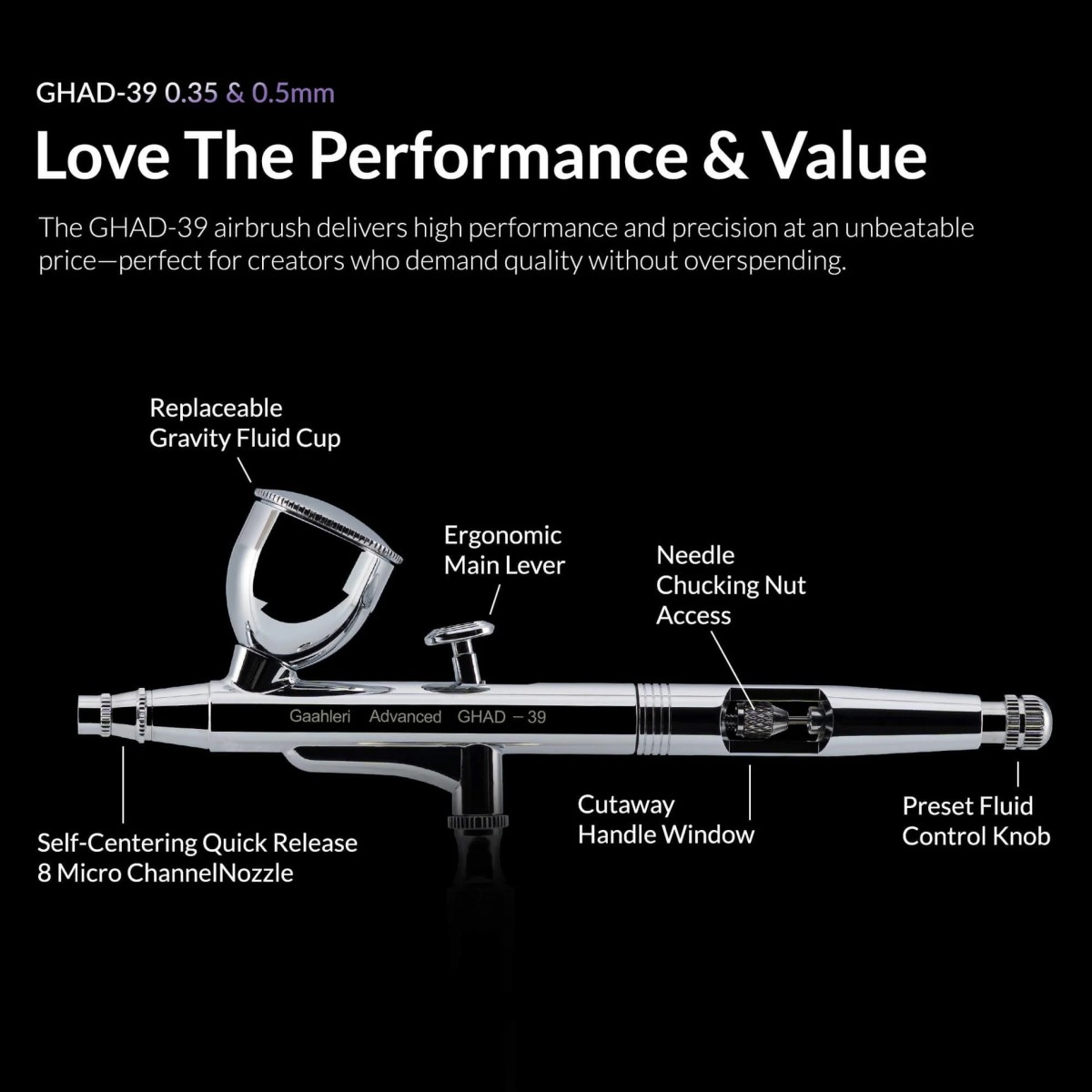 GHAD-39 Advanced Series Gaahleri Airbrush