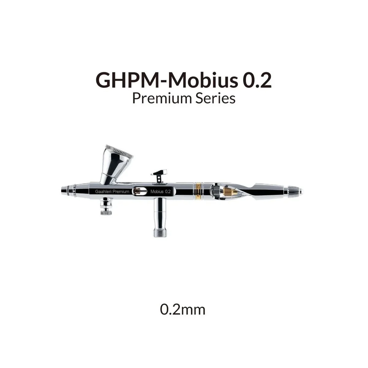 Airbrush GHPM-Mobius 0.2 mm Premium Gaahleri Series - 40850