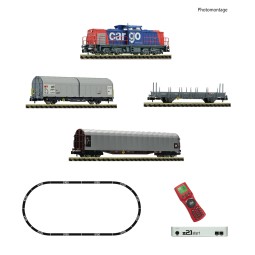 Fleischmann 931903 Coffret de départ digital Z21, locomotive diesel série 232, wagons marchandises, CFF Cargo, N - 1/160 Fleisch
