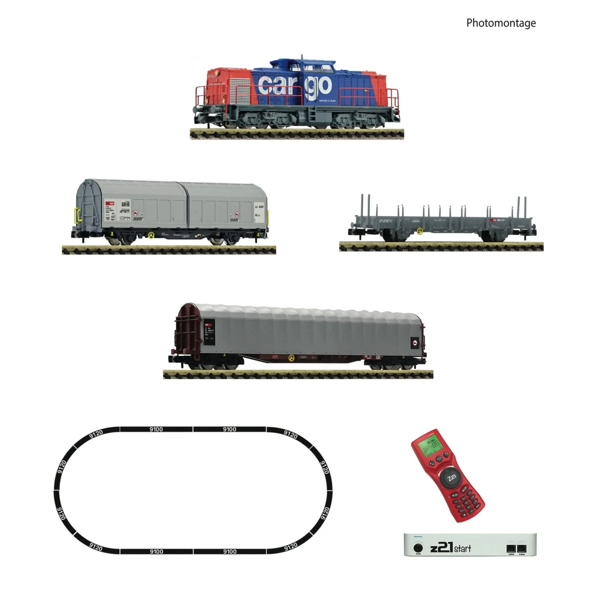 Fleischmann 931903 Z21 Digital Starter Set, 232 Series Diesel Locom...