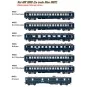 MW_1005-Models Word 1005 Set de 7 voitures Le Train Bleu 1957, CIWL, éclairées