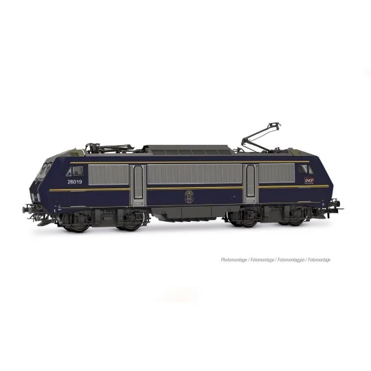 Jouef HJ2468S Locomotive électrique BB 26019, SNCF, livrée bleue Trains Spéciaux, digitale sonore Jouef HJ2468S - 1 HJ2468S-Jouef HJ2468S Locomotive électrique BB 26019, SNCF, livrée bleue Trains Spéciaux, digitale sonore