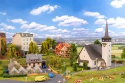 Faller 239010 Model Kit, Village Promotional Set, N - 1/160