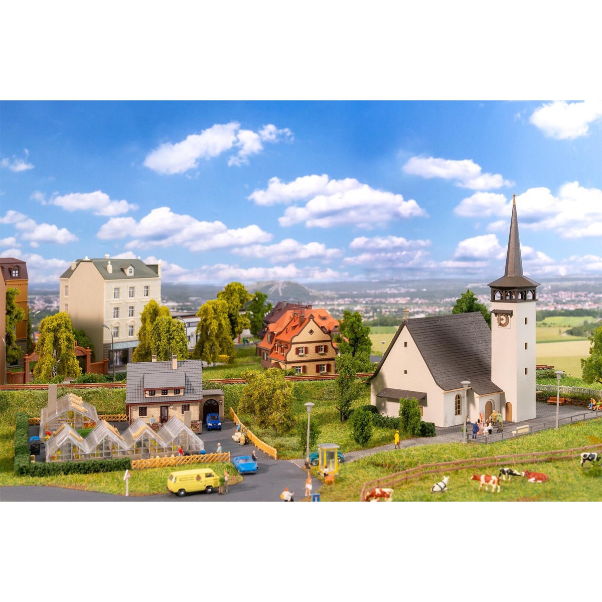 Faller 239010 Maquette, Coffret promotionnel Village, N - 1/160 Faller Faller_239010 - 1