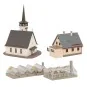 Faller 239010 Model Kit, Village Promotional Set, N - 1/160 Faller_239010-Faller 239010 Model Kit, Village Promotional Set, N - 1/160