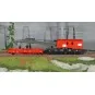 Roco_56240-Roco 56240 Crane wagon with protective wagon, DB AG