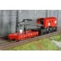 Roco_56240-Roco 56240 Crane wagon with protective wagon, DB AG