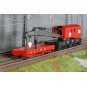Roco_56240-Roco 56240 Crane wagon with protective wagon, DB AG