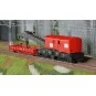 Roco_56240-Roco 56240 Crane wagon with protective wagon, DB AG