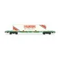 Jouef HJ6277 S70 bogie container wagon, SNCF, loaded with swap body... HJ6277-Jouef HJ6277 S70 bogie container wagon, SNCF, loaded with swap body "3 SUISSES"
